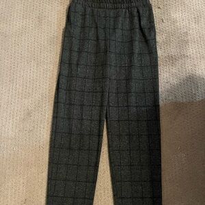 a new day Women's Black Checkered Sweatpants